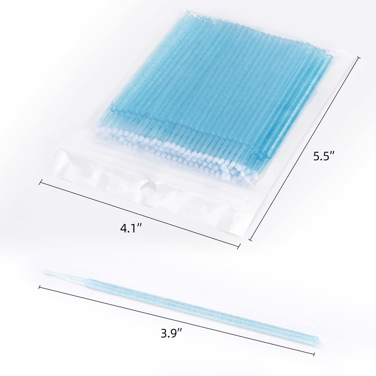 Disposable Microbrush Applicators - 1000 Pcs Micro-Needle Brushes for Makeup & Nail Art
