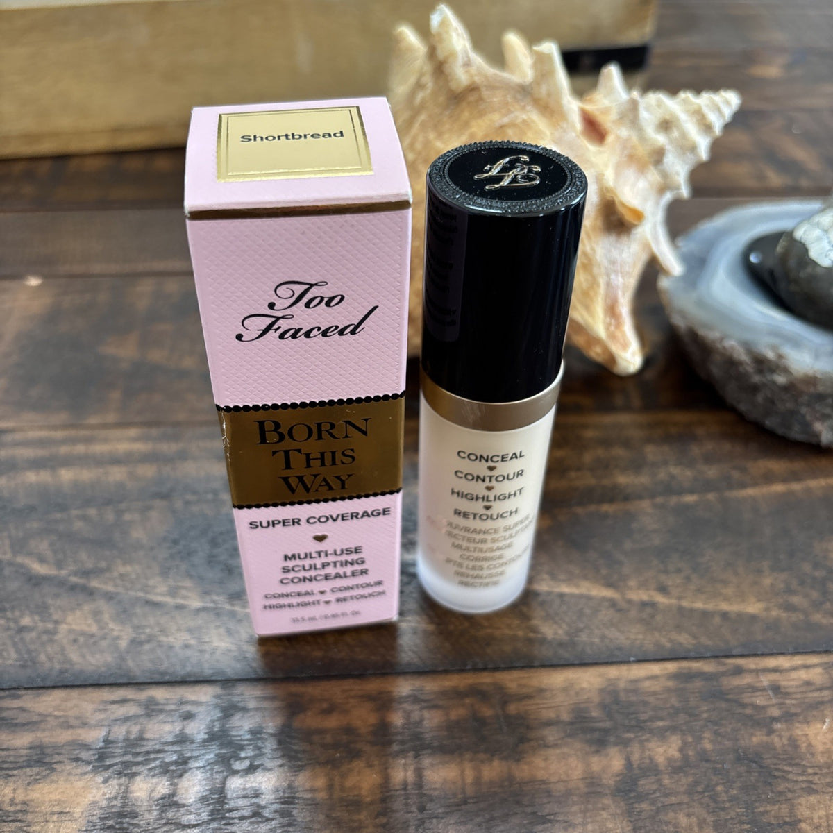 Too Faced Born This Way Super Coverage Concealer Shortbread 0.45 oz