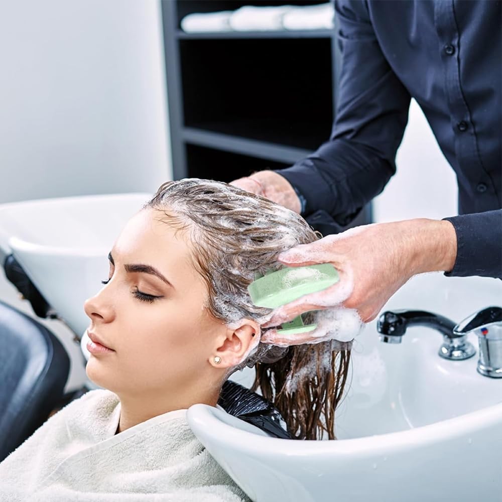 Scalp Massager Exfoliator Brush Set for Hair Care and Stimulating Blood Flow