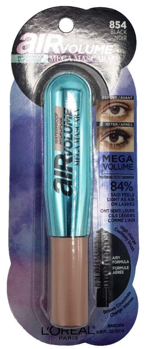 L'Oréal Paris Air Volume Mega Waterproof Mascara - Black 854