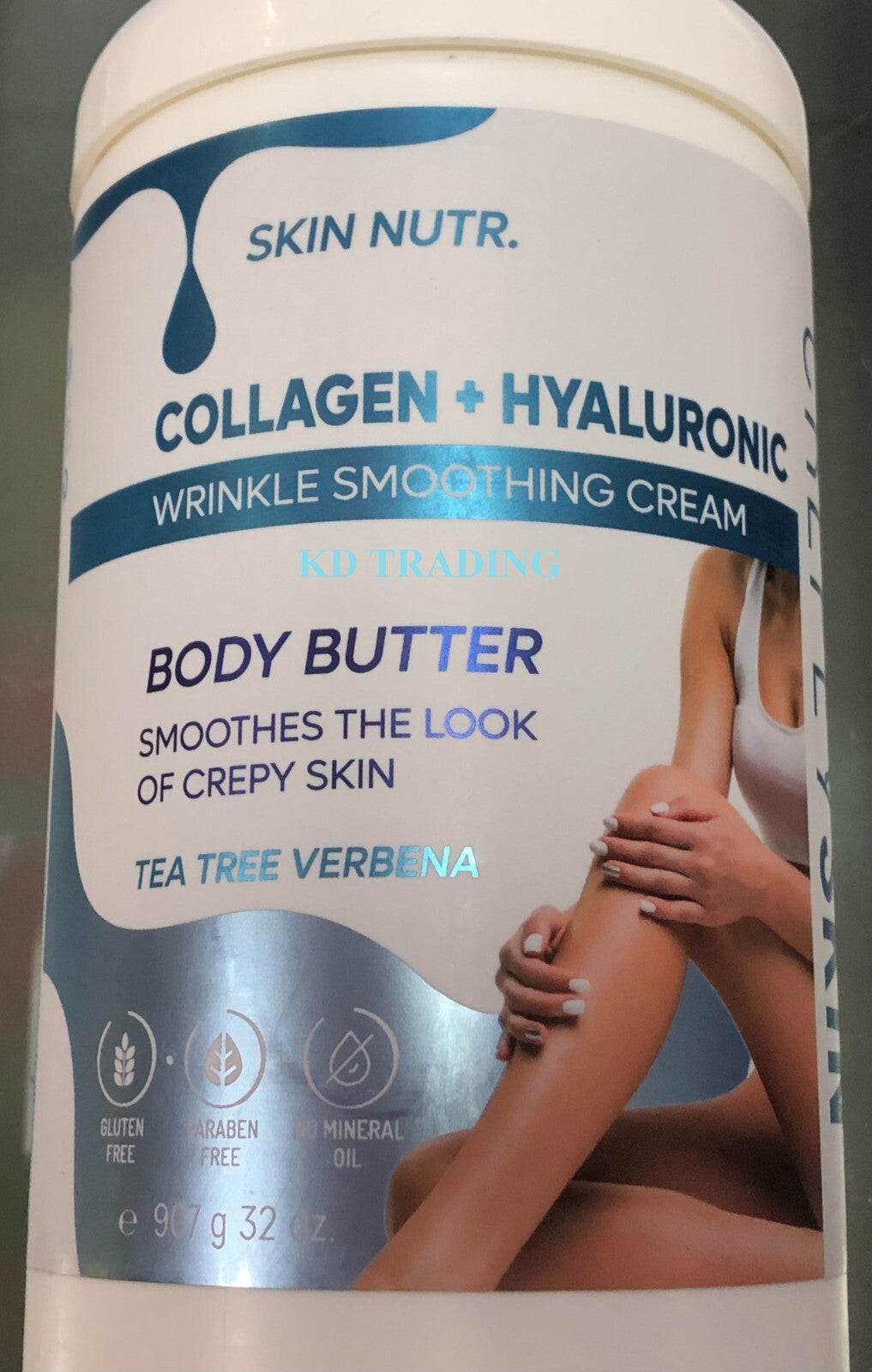 Collagen Hyaluronic Acid Cream for Wrinkle & Crepey Skin - USA Made