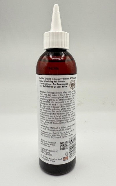Caffeine Stimulator Hair Growth Oil - 4oz Hair & Scalp Treatment