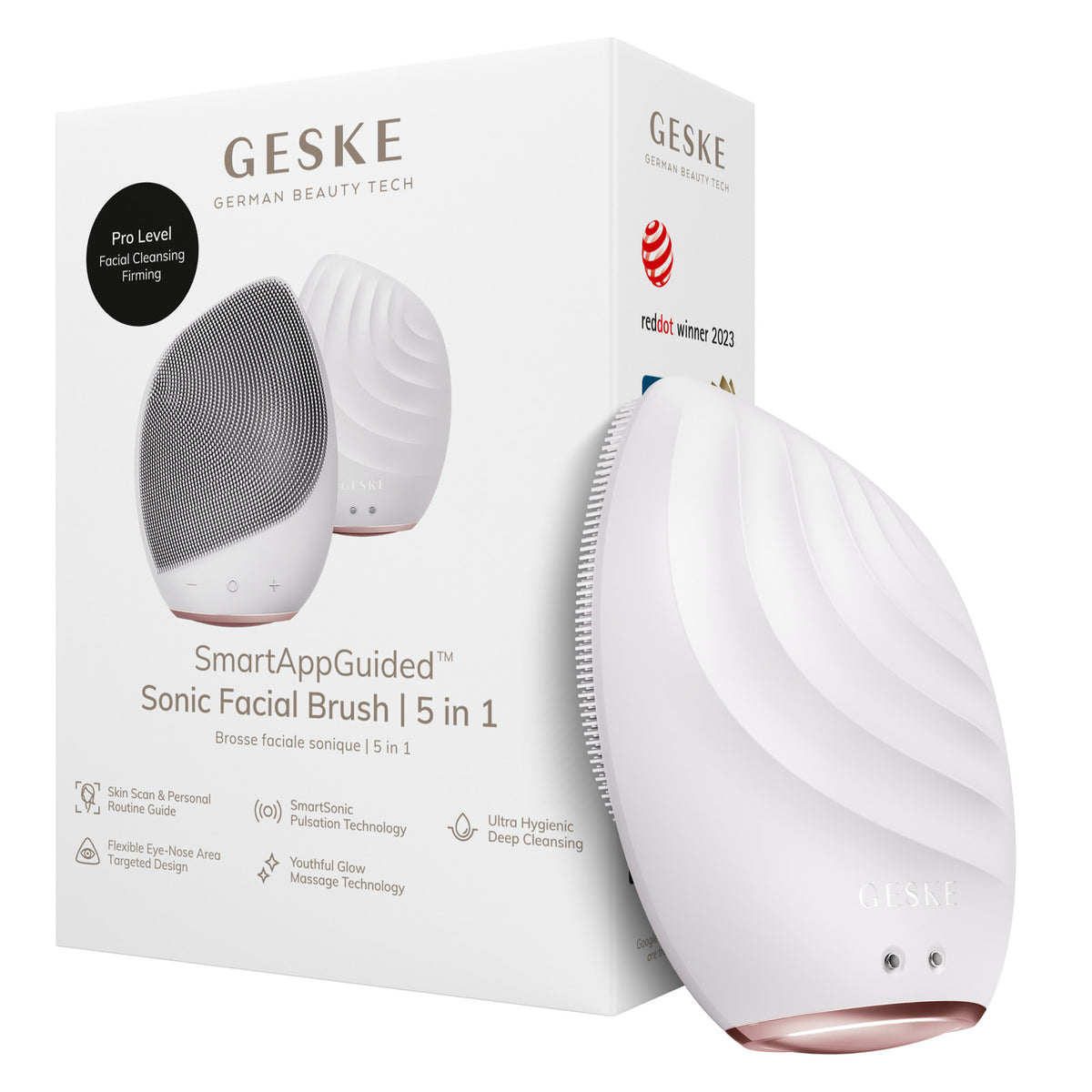 Sonic Facial Brush 5 in 1 - GESKE Starlight Skin Care Tool