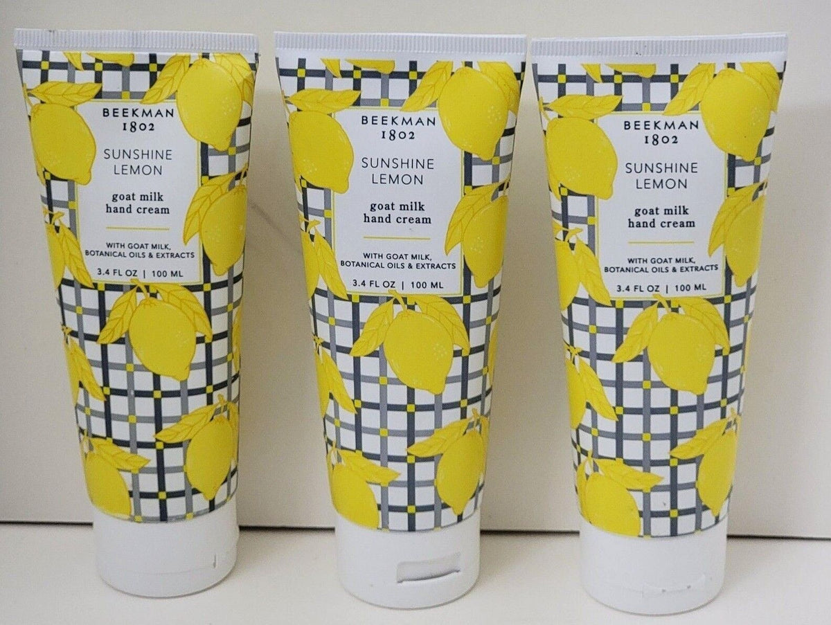 Goat Milk Hand Cream 3.4 fl oz - 3 Pack, Multiple Scents