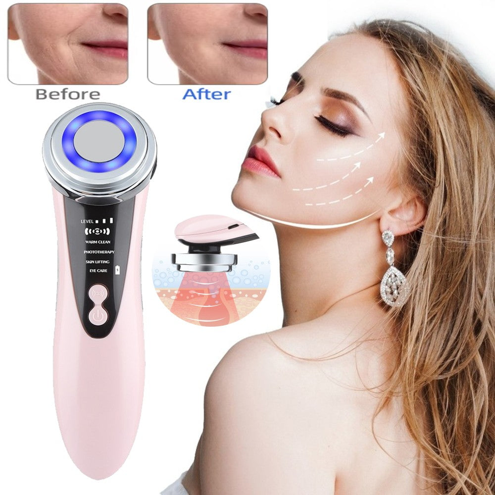 Multifunctional Facial Skin Care Massager with Light Therapy & Eye Care
