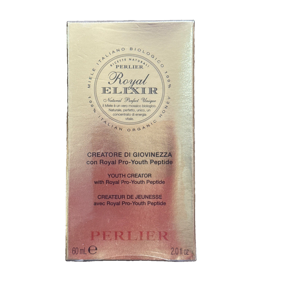 Perlier Royal Elixir Youth Cream - Anti-Aging Peptide Serum 2oz