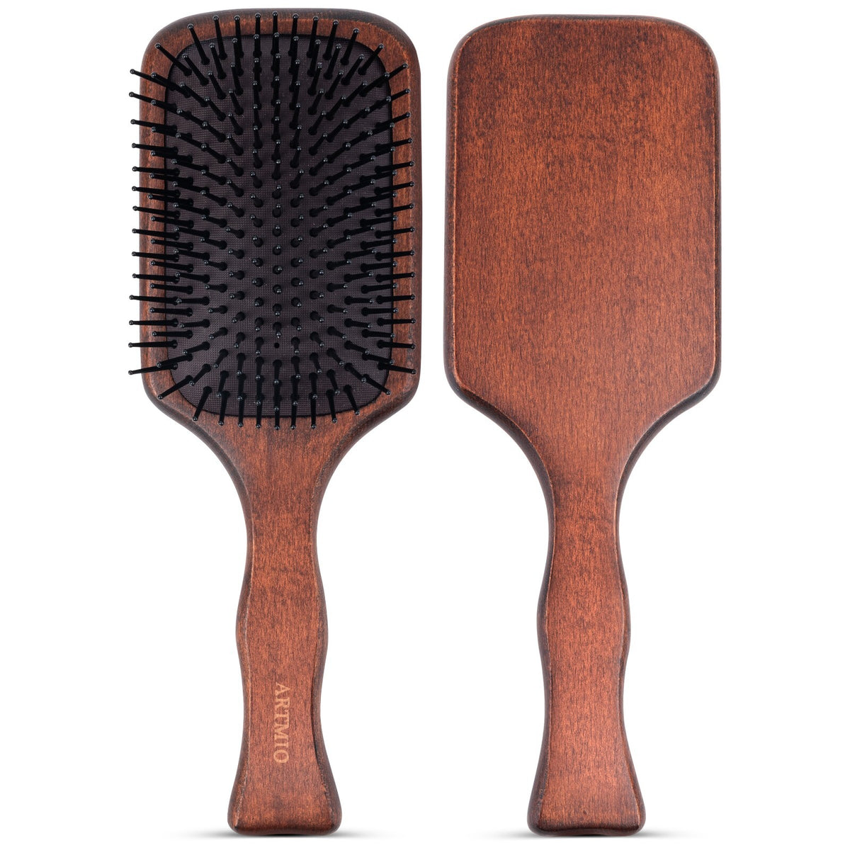 Wooden Paddle Hair Brush for Women and Men - Aveda Style
