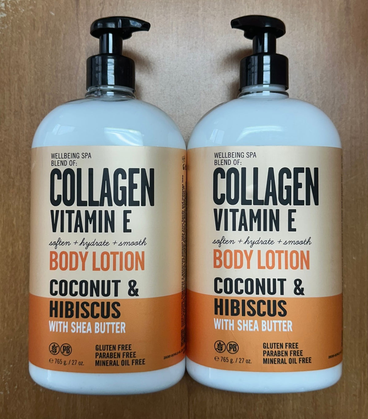 Collagen Vitamin E Body Lotion - Coconut Hibiscus, 2-Pack