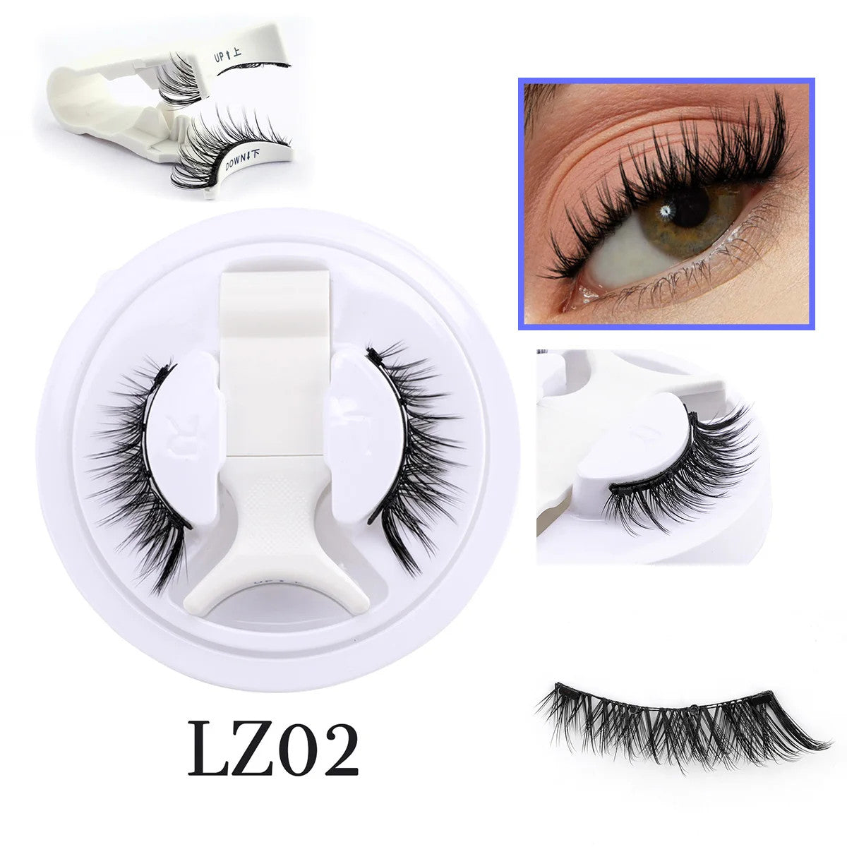 Magnetic 3D Mink Eyelash Kit - Reusable False Lash Set for Natural Look