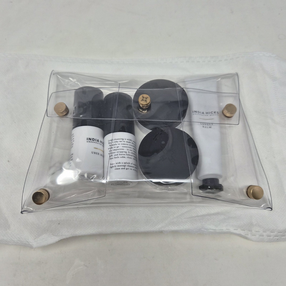 Indiana Hicks Unexpected Beauty Go Bag Skincare Kit - Travel-Friendly