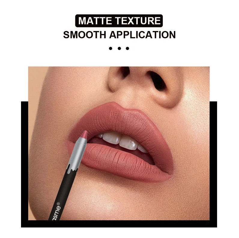 12pcs Matte Lip Liner Set Long Lasting Lipstick Pencils Makeup Kit