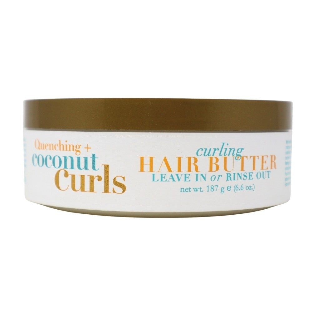 3-Pack Coconut Curling Hair Butter - Quenching+ Moisturizing 6.6 Oz