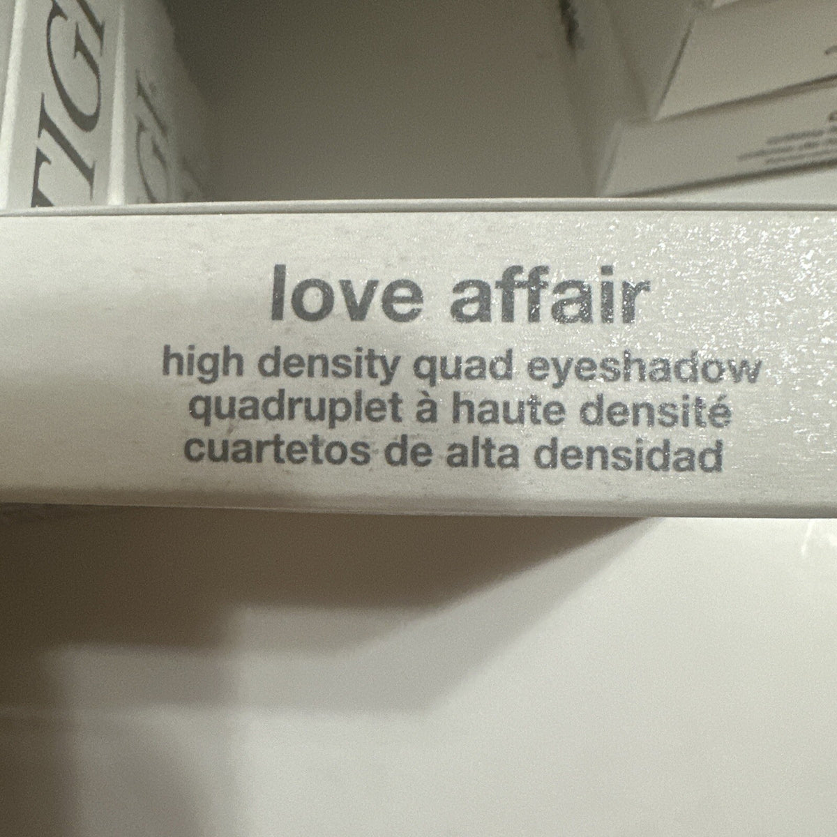 High Density Quad Eyeshadow Palette - Love Affair by TIGI Cosmetics 0.32oz