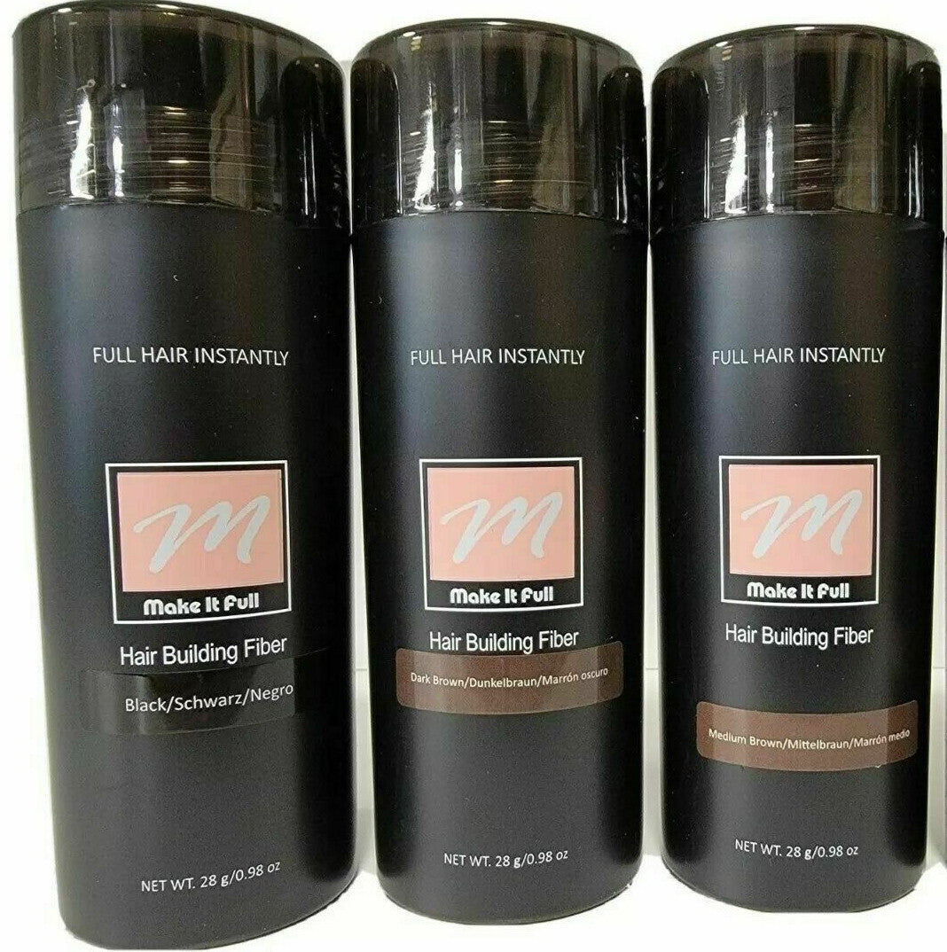 Hair Building Fibers 27.5G - 3 Pack