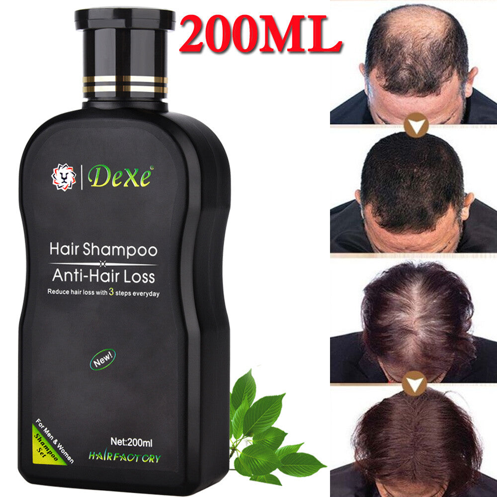 200ml Natural Herbal Hair Growth Treatment Anti Loss Shampoo Regrowth