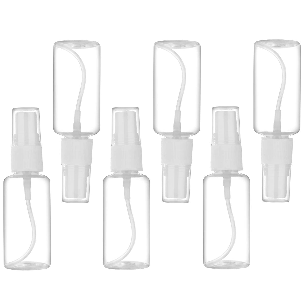 Travel Mini Spray Bottles 1oz/30ml Fine Mist Refillable Plastic Set