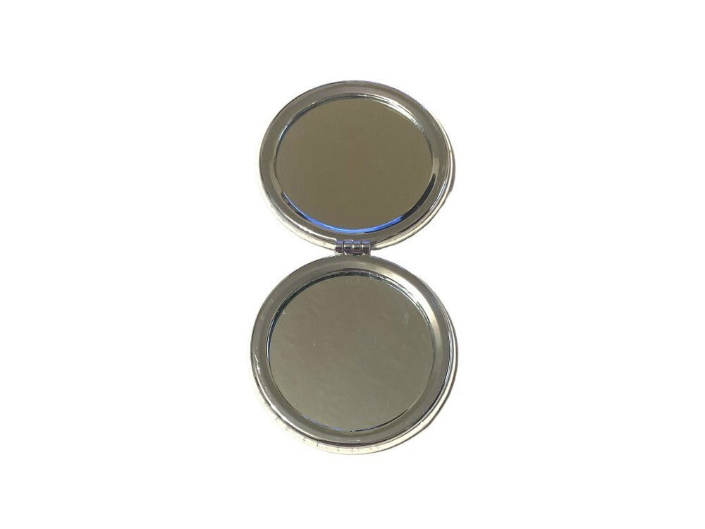 Colorful Flower Makeup Double Compact Mirror - Travel & Gift