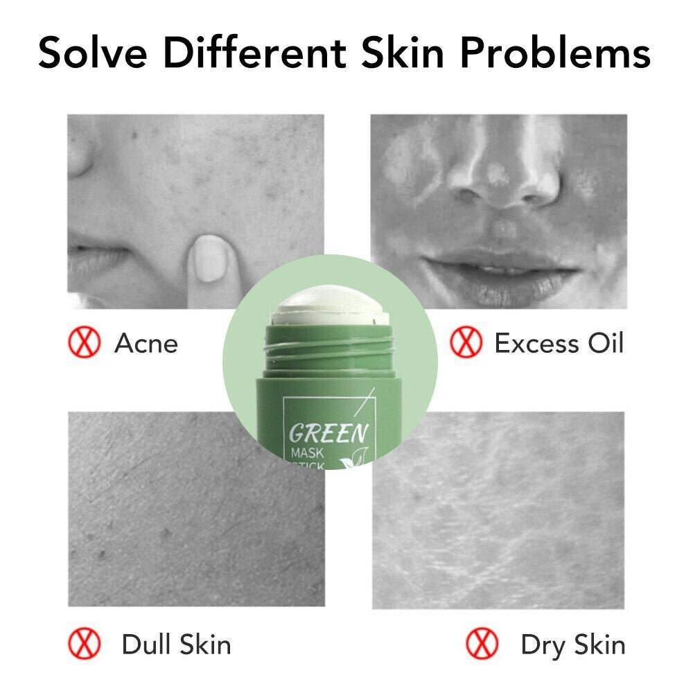 Green Tea Clay Stick Mask - Pore Cleansing & Oil Control