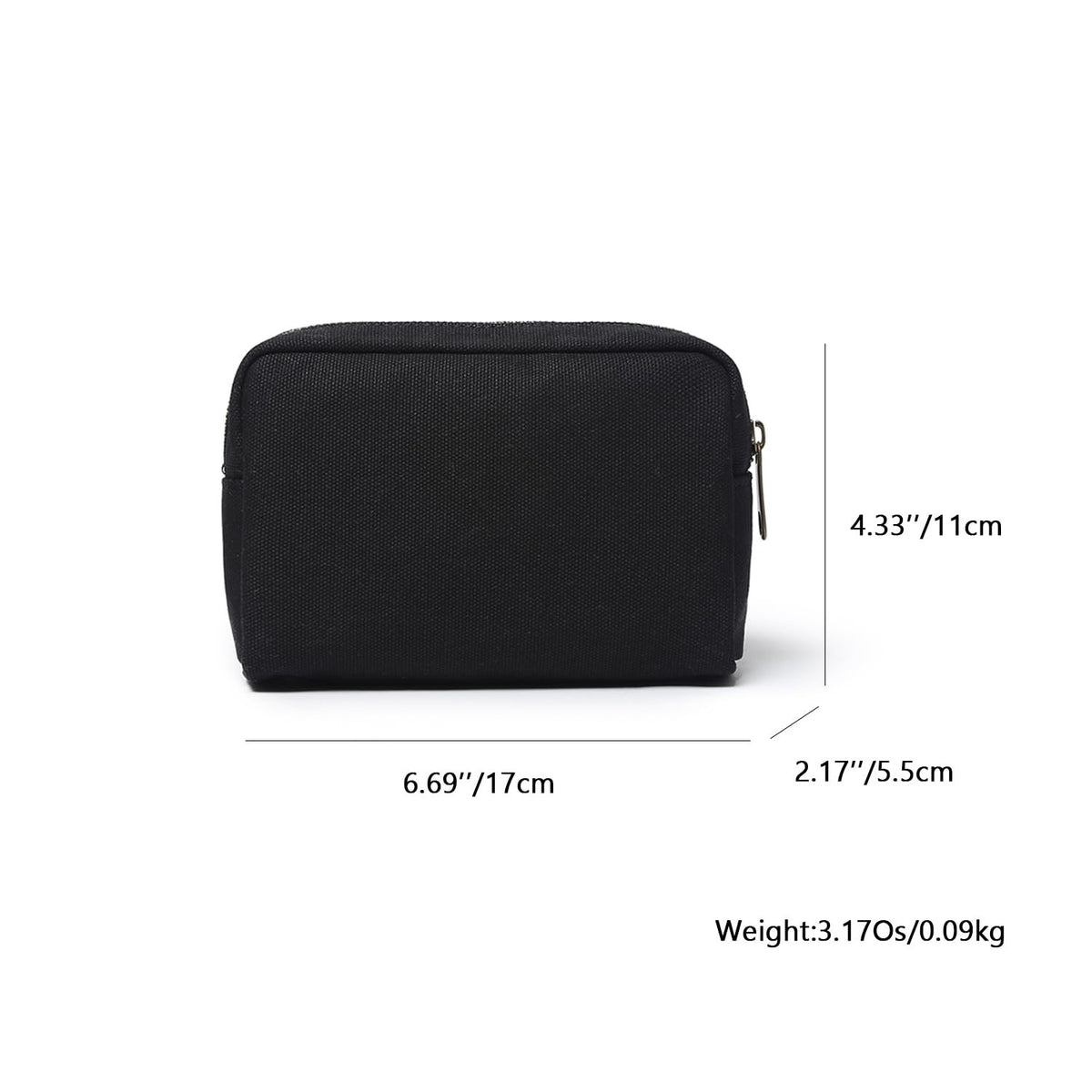 Sleek Versatile Cosmetic Bag for Makeup & Travel Organizer