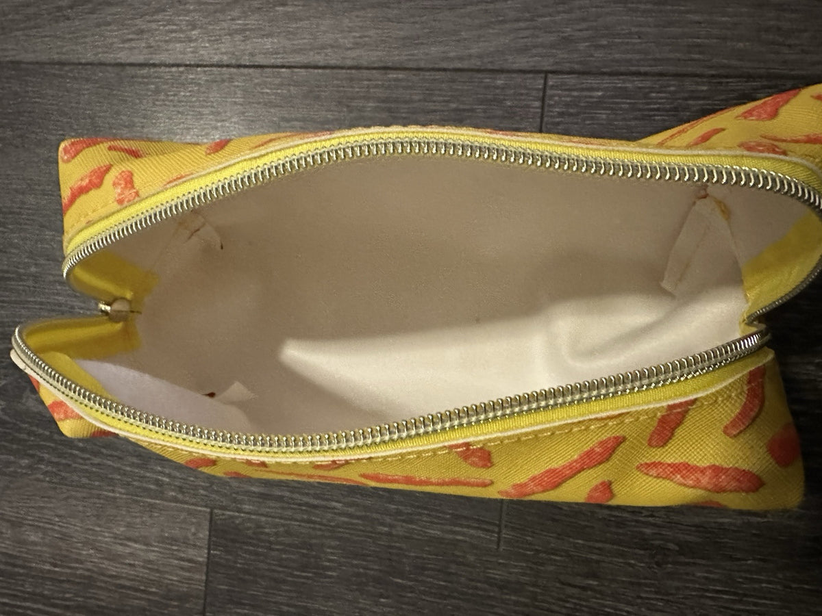 Cheetos Snack Food Makeup Bag Case - Food-Themed Cosmetic Tote