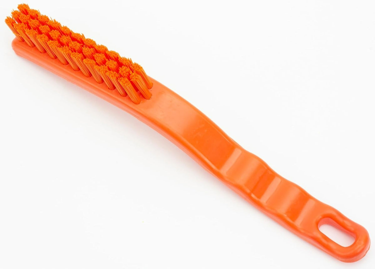 Color-Coded Orange Detail Brush for Kitchen & Bathroom Cleaning
