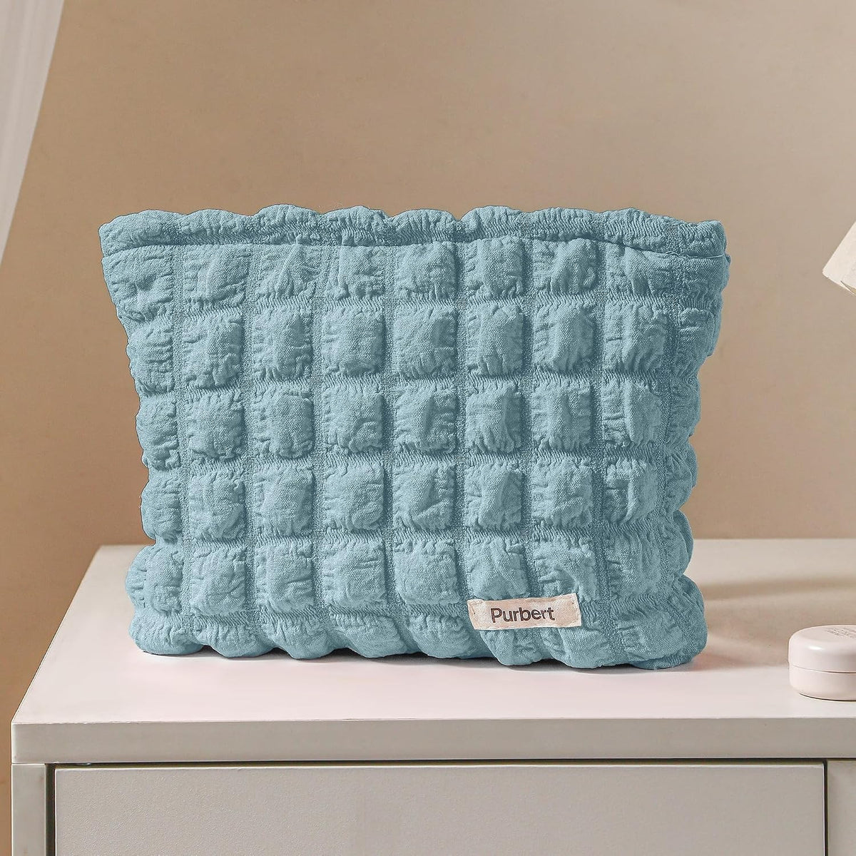 Large Capacity Bubble Cloud Makeup Bag - Travel Cosmetic Organizer