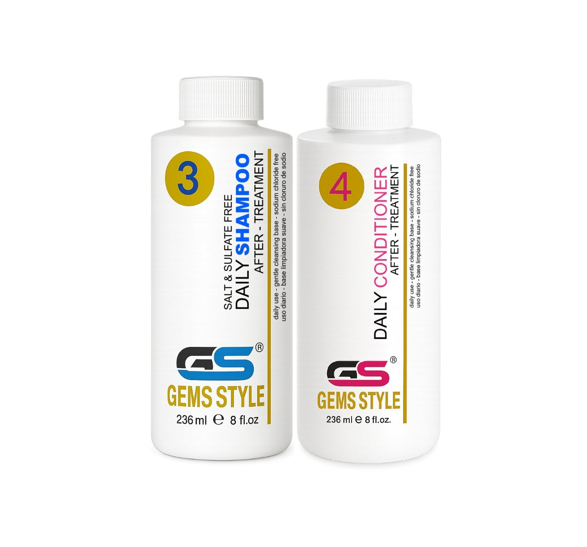Keratin Maintenance Shampoo & Conditioner Set - Sulfate & Salt Free 8 oz