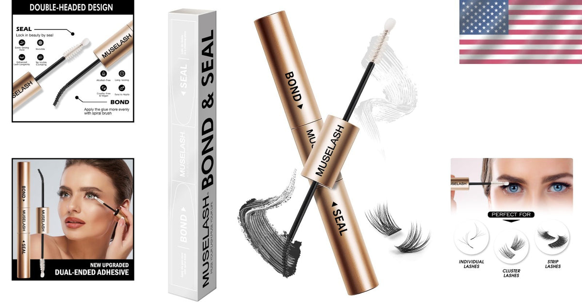 Waterproof Lash Bond & Seal Adhesive for DIY Eyelash Extensions – Long-Lasting 7-Day Hold