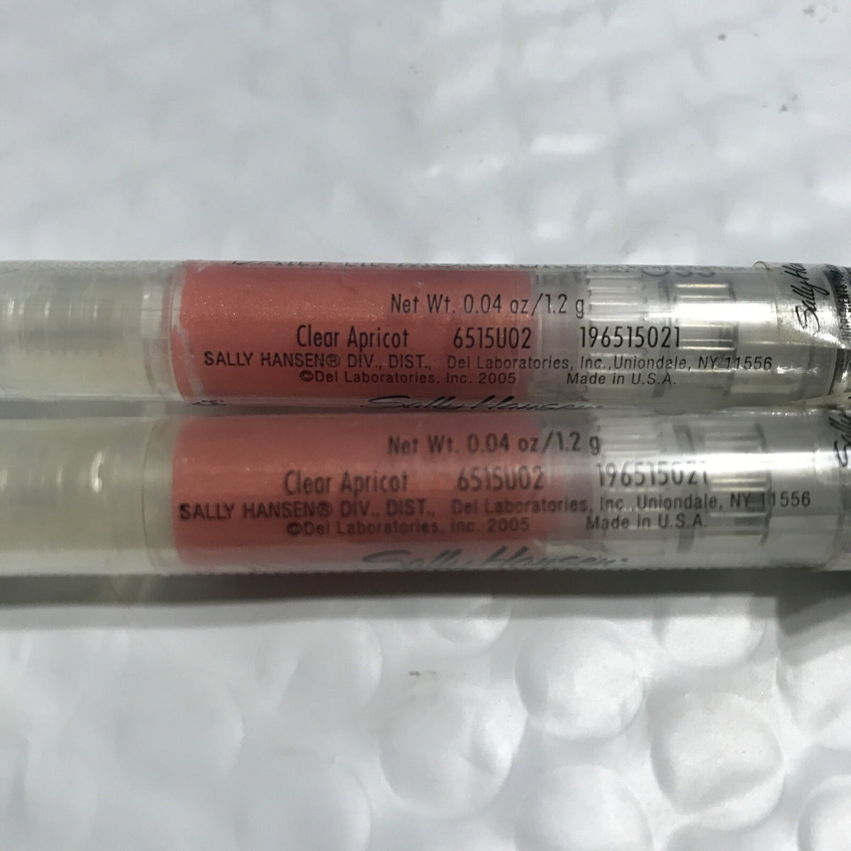Daily Lip Moisture Gloss - Sally Hansen, Clear Apricot (2 Tubes) Sealed