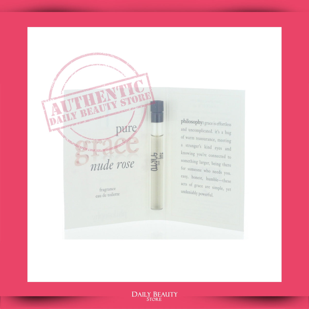 Philosophy Pure Grace Nude Rose EDT 1.5ml Sample