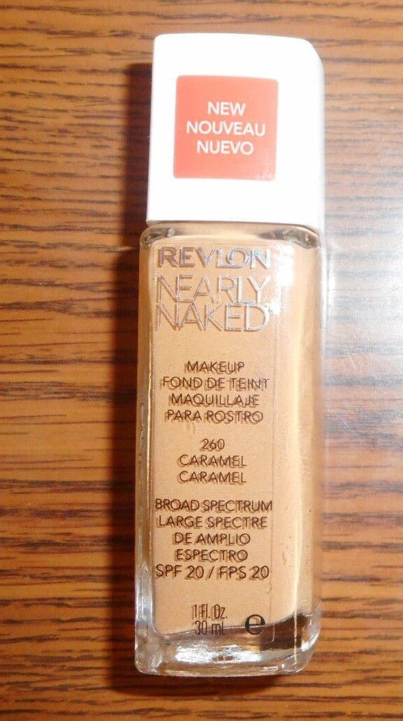Face Makeup Foundation - Revlon Nearly Naked 1 Fl Oz for Natural Look