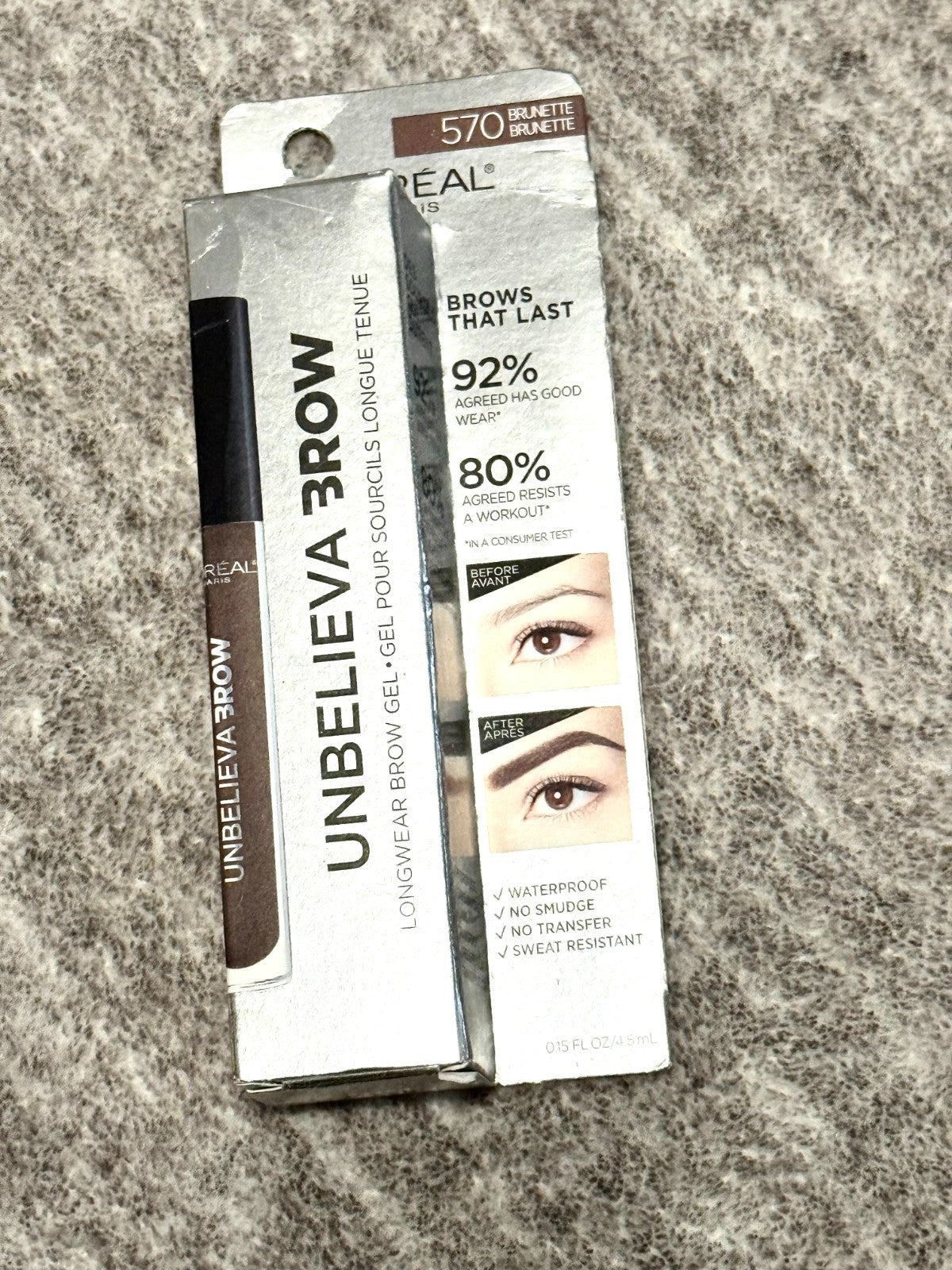 Longwear Brow Gel with Color Choices for Brows - Unbelieva Brow