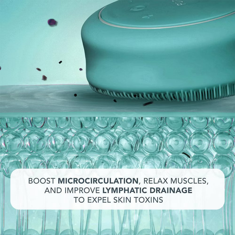 Exfoliating Silicone Body Brush - FOREO Luna for Body Evergreen