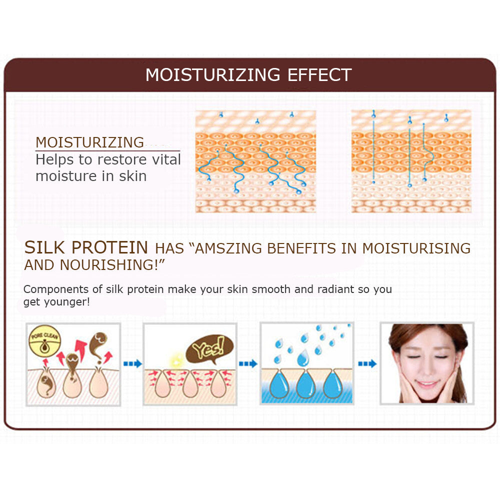 Silk Protein Face Lotion Hydrating Oil-control Moisturizing Anti