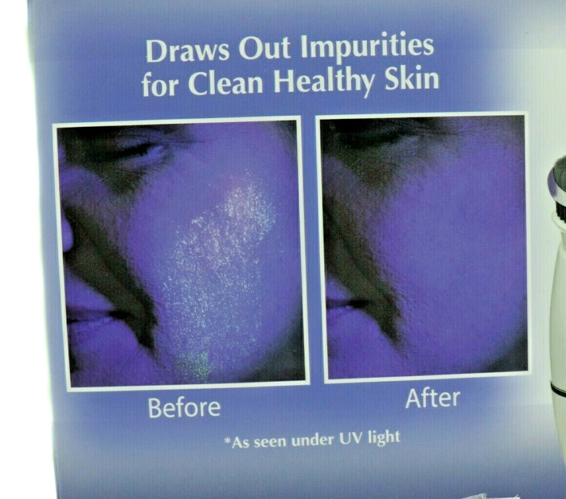 New in Box Active Glow Facial Cleansing Brush With Activated Charcoal
