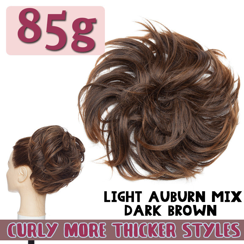 Thick Large Messy Bun Hair Piece Scrunchie Updo Wrap Hair Extensions