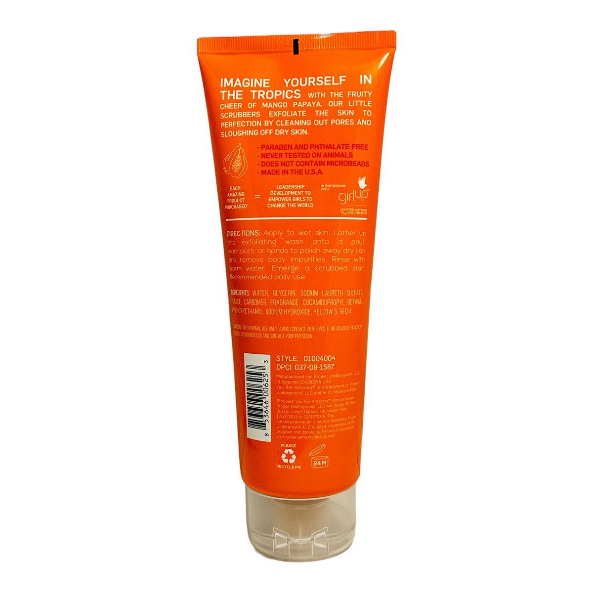 You Are Amazing Smooth It Out Exfoliating Body Scrub & Wash Mango
