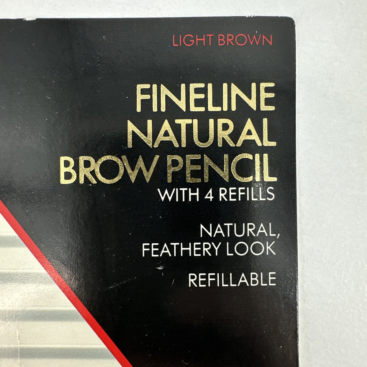 Vintage Revlon Fineline Natural Brown Pencil with 4 Refills - NOS Makeup