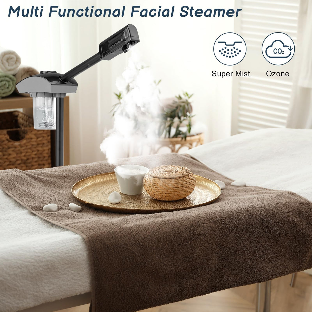 Professional Facial Steamer Machine - 750W Ionic