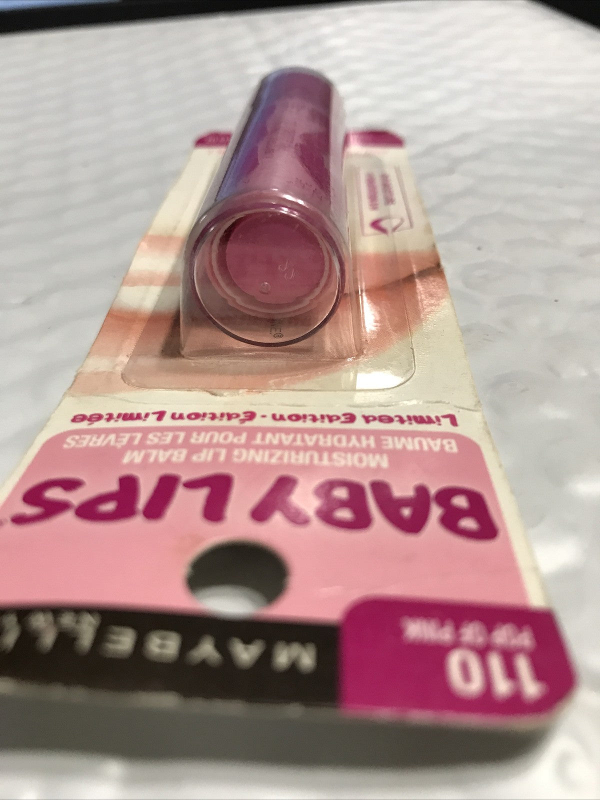Moisturizing Lip Balm - Pink, Shea Butter & Vitamin E, 0.15oz