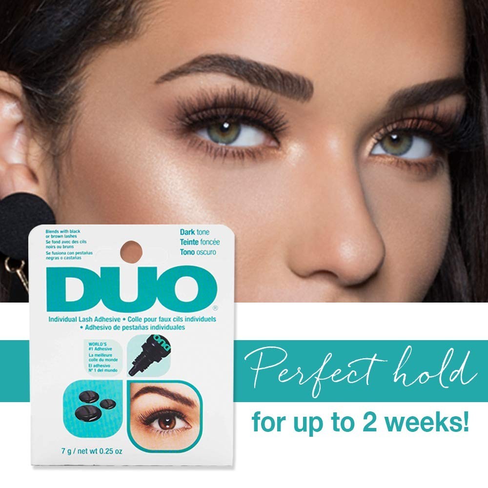 Waterproof Lash Adhesive Duo 7g - Long-Lasting, Easy to Apply, Dark