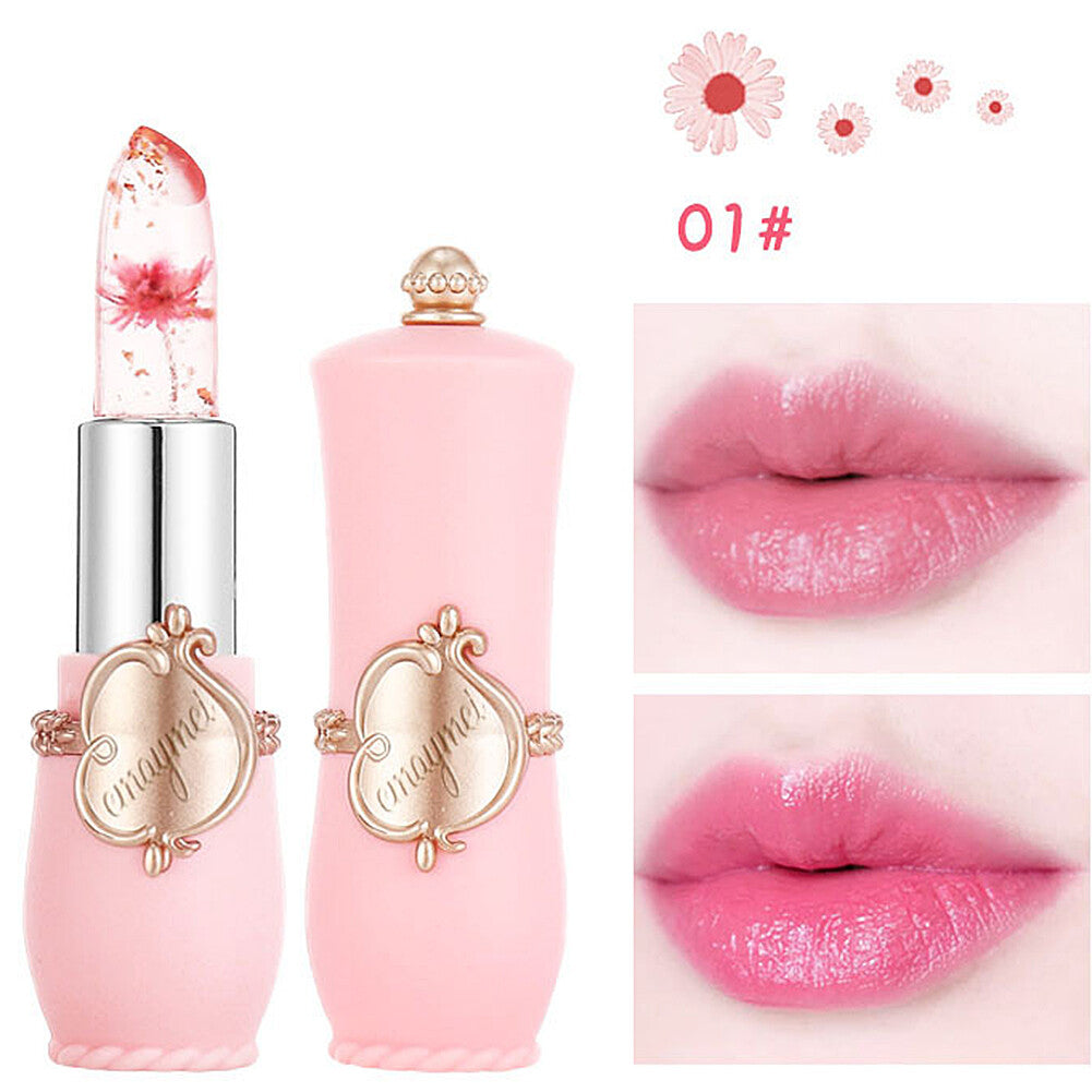 Color Changing Lipstick with Floral Fragrance - Waterproof & Long-Lasting