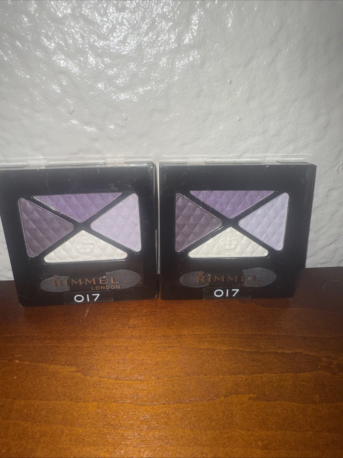 Set of 2 Rimmel Glam Eyes Quad Eyeshadows - Dark Signature 017