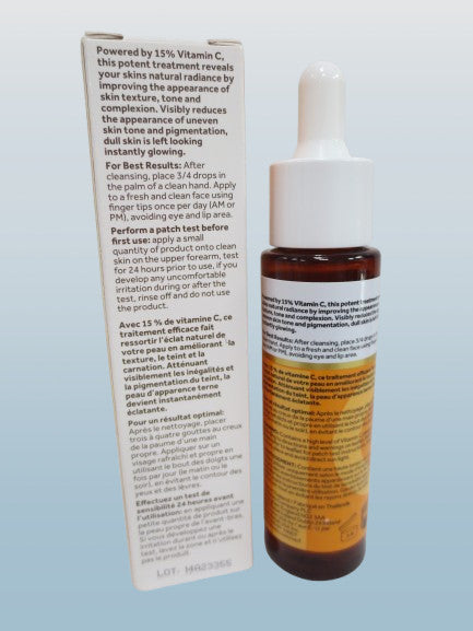 Vitamin C Serum for Brightening & Skin Radiance - 15% Vitamin C, 0.84 oz, Pack of 2
