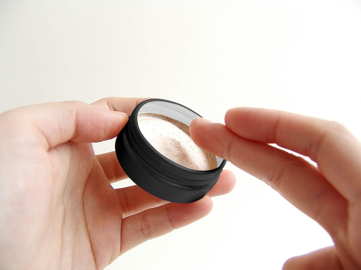 1 Ounce Aluminum Cosmetic Jars with Leak-Proof Screw Lids - Pack of 20