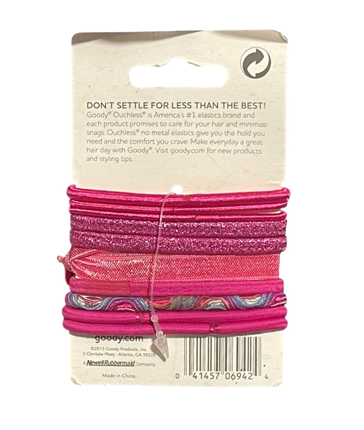 Goody ouchless Designer series Elastics 10 Pack