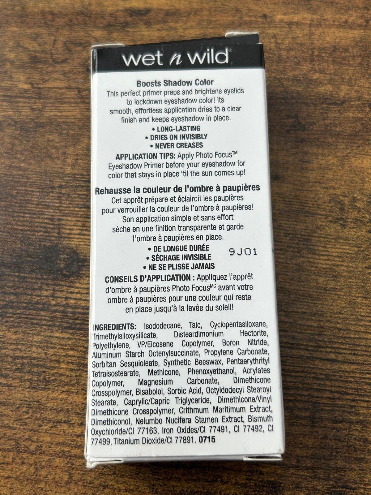 Wet n Wild Photofocus Eyeshadow Primer 0.34 Oz - Long-Lasting Eye Makeup Base