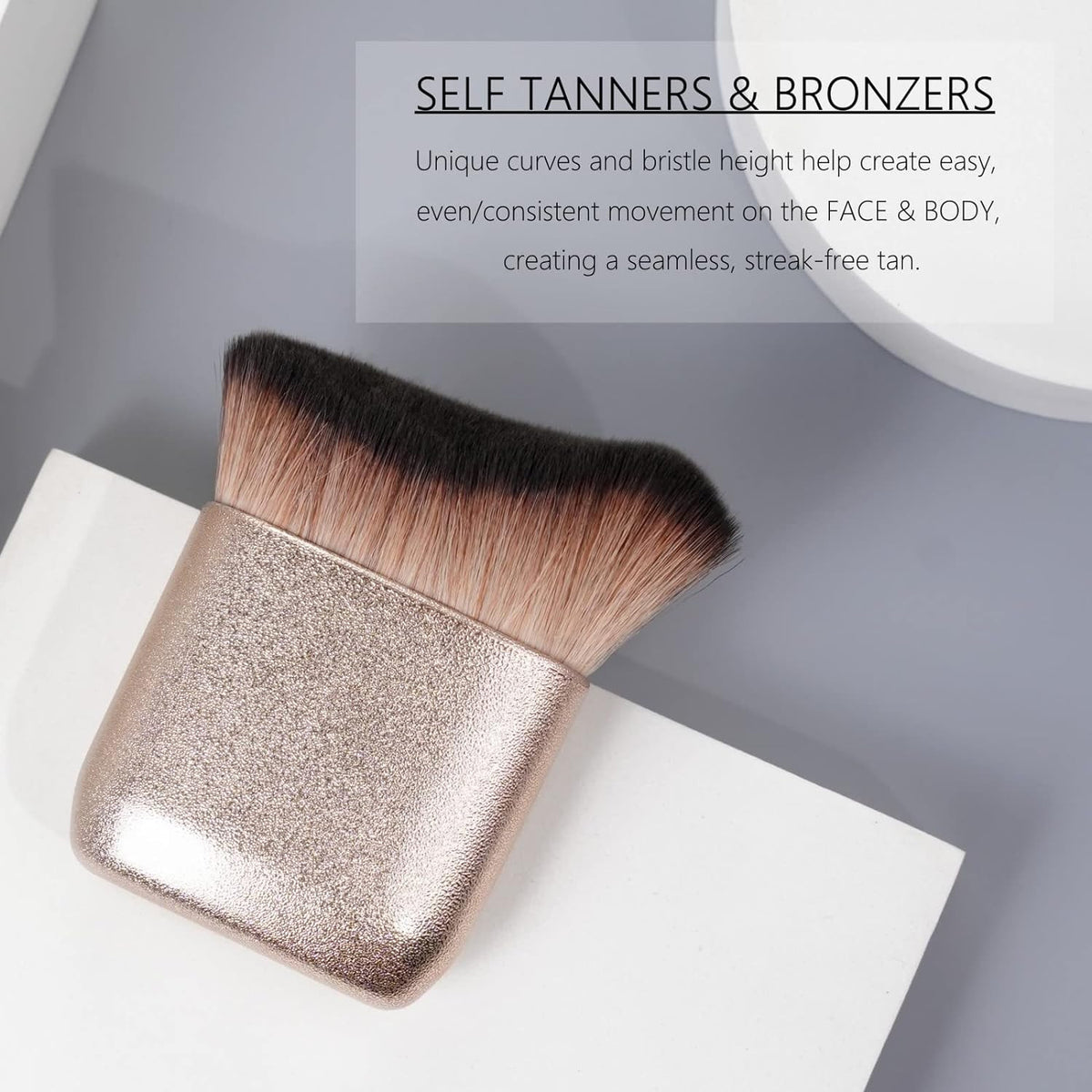 Self Tanner Body Brush for Flawless Tan & Makeup Application