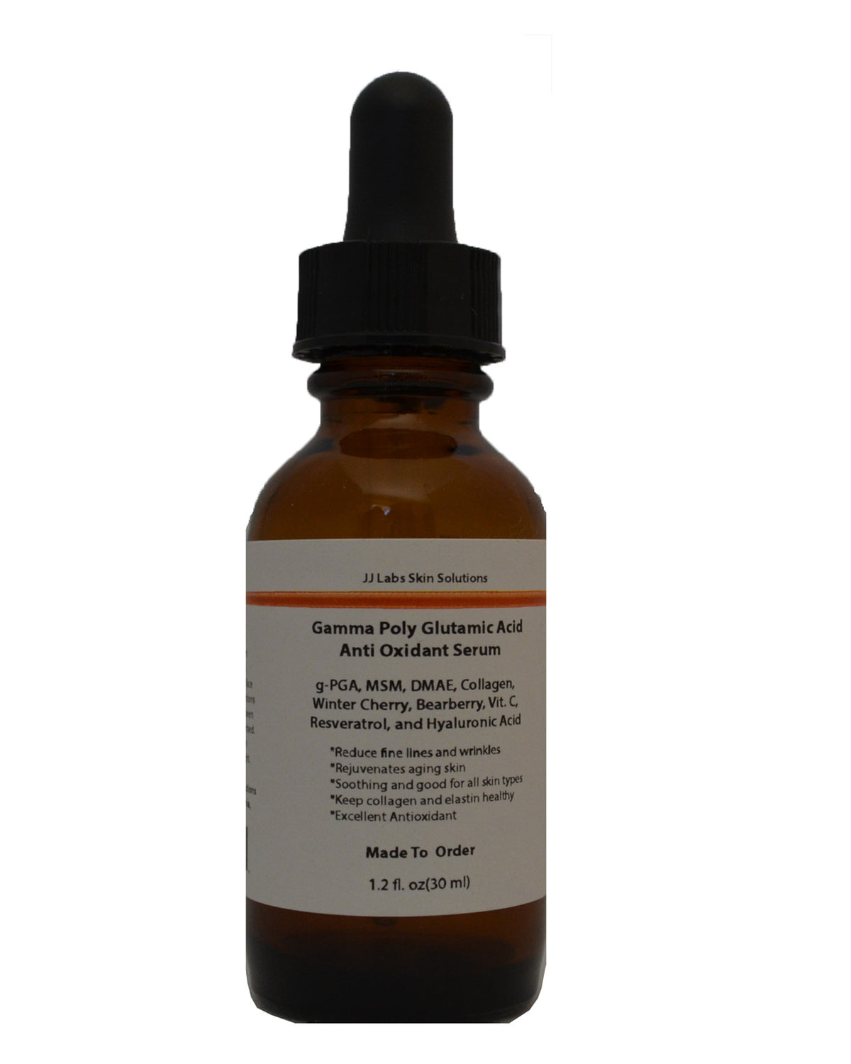 Anti-Aging Skin Serum with Collagen, Hyaluronic Acid, MSM, DMAE & Vitamin C