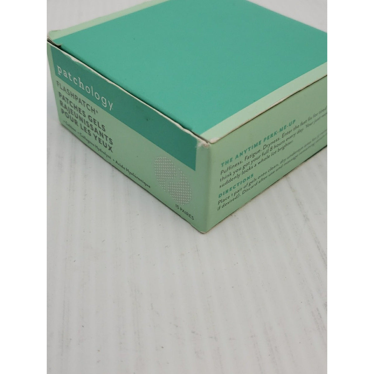 Undereye Gel Patches with Hyaluronic Acid - 15 Pairs for Eye Puffiness & Dark Circles
